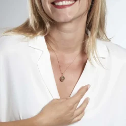 Best Histoire d'Or Collier Laurina Plaqué Or Jaune Oxyde De Zirconium