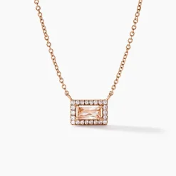 Online Histoire d'Or Collier Laurine Argent Rose Oxyde De Zirconium argent rose oxyde champagne