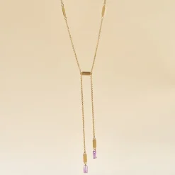 New Histoire d'Or Collier Lavender Or Jaune Améthyste or jaune améthyste violet
