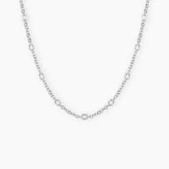 Histoire d'Or Collier Leodie Argent Blanc