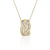 New Histoire d'Or Collier Leopoldine Or Jaune Diamant