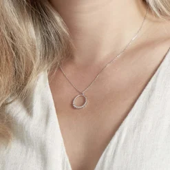 Discount Histoire d'Or Collier Lidig Argent Oxyde De Zirconium