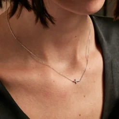 Clearance Histoire d'Or Collier Like A Virgin De Zirconium or blanc oxyde