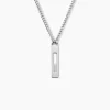 Hot Histoire d'Or Collier Line Acier Blanc