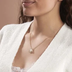 Histoire d'Or Collier Linna Plaqué Or Jaune Pierre De Lune* Colliers|Colliers