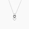 Hot Histoire d'Or Collier Lio Argent Blanc Oxyde De Zirconium