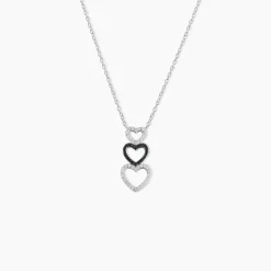 Hot Histoire d'Or Collier Lio Argent Blanc Oxyde De Zirconium