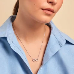 Histoire d'Or Collier Liviane Argent Blanc Oxyde De Zirconium