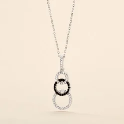 Outlet Histoire d'Or Collier Liyana Argent Blanc Oxyde De Zirconium