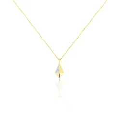 Clearance Histoire d'Or Collier Lizia Or Jaune Diamant