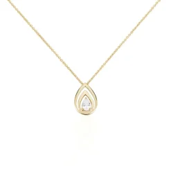 Hot Histoire d'Or Collier Loetitia Plaqué Or Jaune Oxyde De Zirconium