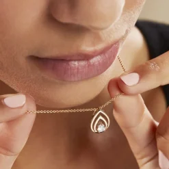 Hot Histoire d'Or Collier Loetitia Plaqué Or Jaune Oxyde De Zirconium