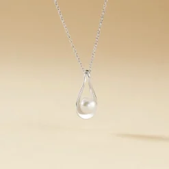 Best Histoire d'Or Collier Loren Argent Blanc Perle De Culture