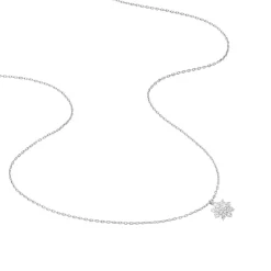 Online Histoire d'Or Collier Lorraine De Zirconium argent blanc oxyde