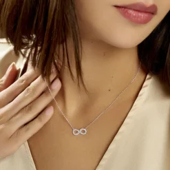 Histoire d'Or Collier Lou Argent Blanc Oxyde De Zirconium* Colliers|Colliers