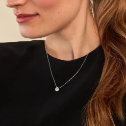 Online Histoire d'Or Collier Loueva Argent Blanc