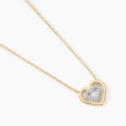 Online Histoire d'Or Collier Love Is In The Air Or Jaune Oxyde De Zirconium