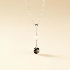 Histoire d'Or Collier Lucia Cera Argent Blanc Perle De Culture Et Céramique* Colliers|Colliers