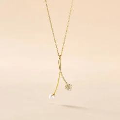 Histoire d'Or Collier Lucija Or Jaune Perle De Culture Et Oxyde De Zirconium* Colliers|Colliers