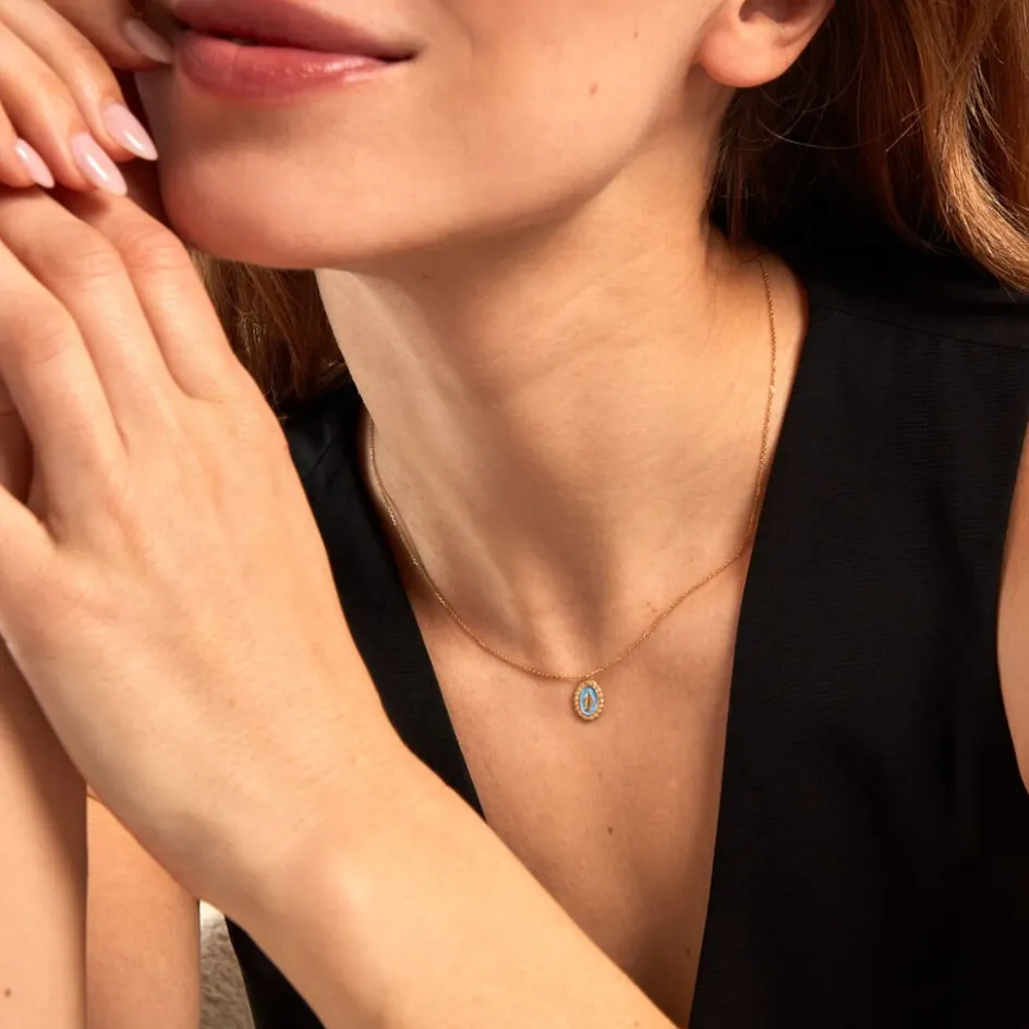 Histoire d'Or Collier Lueur Coloree Or Jaune* Colliers|Colliers