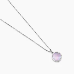 Histoire d'Or Collier Lunatique Argent Blanc Nacre* Colliers|Colliers