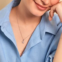 Online Histoire d'Or Collier Lupita Argent Blanc Perle De Culture