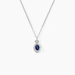 Histoire d'Or Collier Lys Or Blanc Saphir Et Diamant* Colliers|Colliers