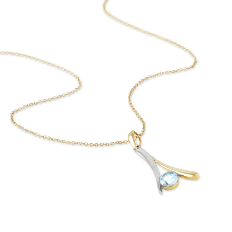 Histoire d'Or Collier Madli Or Bicolore Topaze* Colliers|Colliers