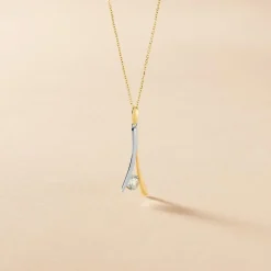 Histoire d'Or Collier Madli Or Bicolore Topaze* Colliers|Colliers