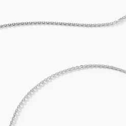 Clearance Histoire d'Or Collier Maille Argent Claudine argent blanc
