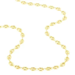 Histoire d'Or Collier Maille Dami Maille Grain De Cafe or jaune
