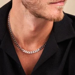 Histoire d'Or Collier Maille Santino Argent Blanc* Colliers|Colliers