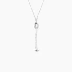 Hot Histoire d'Or Collier Mariana Argent Blanc
