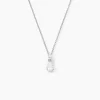 Online Histoire d'Or Collier Marie-helena Argent Blanc Oxyde De Zirconium