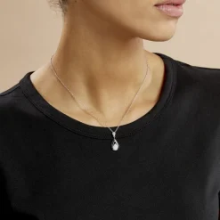 Histoire d'Or Collier Marina Cera Argent Blanc Céramique Et Oxyde De Zirconium* Colliers|Colliers