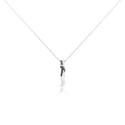 Hot Histoire d'Or Collier Marina Or Blanc Diamant