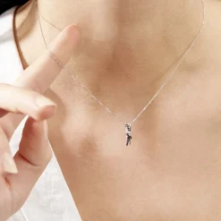 Hot Histoire d'Or Collier Marina Or Blanc Diamant