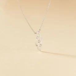Histoire d'Or Collier Marnie Or Blanc Diamant* Colliers|Colliers