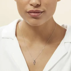 Histoire d'Or Collier Marnie Or Blanc Diamant* Colliers|Colliers