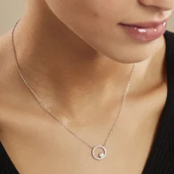 Clearance Histoire d'Or Collier Marthe Argent Blanc Perle De Culture Et Oxyde De Zirconium