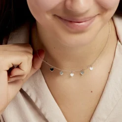 Histoire d'Or Collier Maryline Argent Blanc* Colliers|Colliers