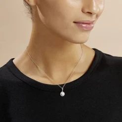 Histoire d'Or Collier Mathie Argent Blanc Perle De Culture Et Oxyde De Zirconium* Colliers|Colliers