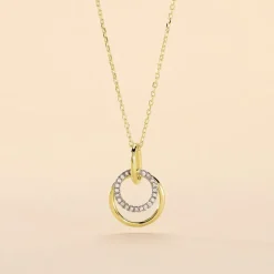 Discount Histoire d'Or Collier Megan Or Jaune Diamant