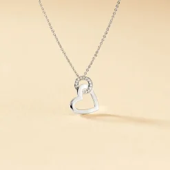 Hot Histoire d'Or Collier Melesine Or Blanc Diamant