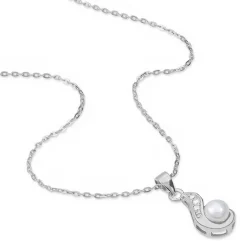 Histoire d'Or Collier Mellie Argent Blanc Perle De Culture Et Oxyde De Zirconium* Colliers|Colliers