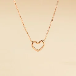 Histoire d'Or Collier Menel Argent Rose