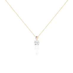 Online Histoire d'Or Collier Micheline Or Bicolore Oxyde De Zirconium