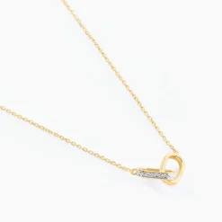 New Histoire d'Or Collier Molana Or Jaune Diamant