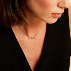 New Histoire d'Or Collier Molana Or Jaune Diamant