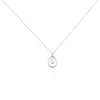 Outlet Histoire d'Or Collier Momaza Or Blanc Diamant